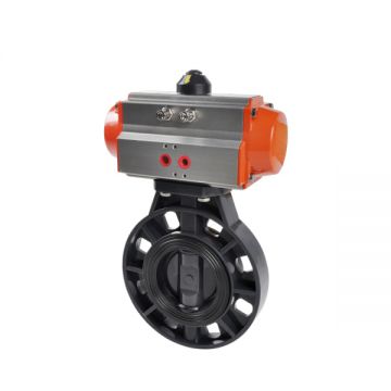 Butterfly Control Valve Pneumatic Actuator Pneumatic Valve