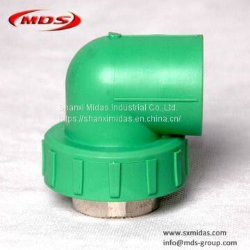 Chinese Factory Plastic Water Pipe Connectors Green Din Standard Ppr Pipe Fittings photo-4