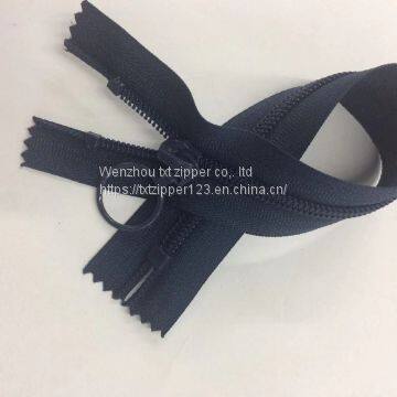 #5 Nylon Zipper With Circle Slider Close End photo-3