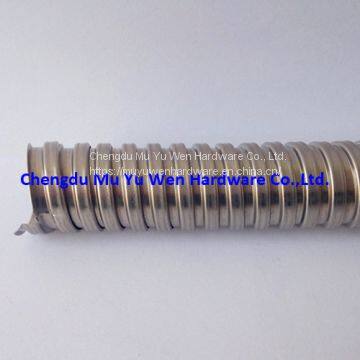 16mm stainless steel flexible corrugated conduit for cable management and protection