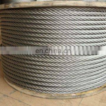 High Strength Aisi304 316 6x19 1x19 7x7 6x19 Stainless Steel Wire Rope 10mm 12mm Price per Meter photo-7