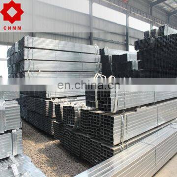 Galvanized square rectangular tubes