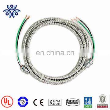 Manufacturer UL certificate low voltage 600V 1awg AC cable/MC cable/MC power cable