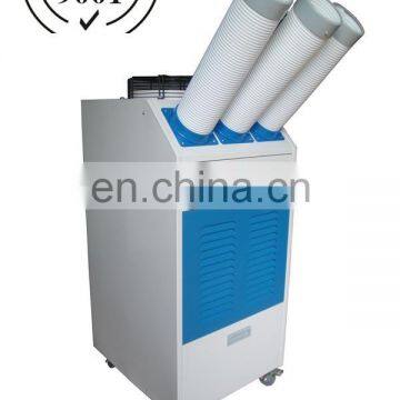 3 Tubes Portable Spot Reverse Air Conditioners With Universal Wheels With CE GS ROHS Can Cool Also Heat