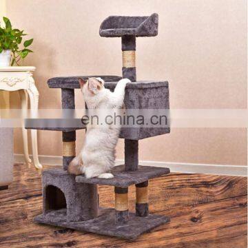 Manufacture Sale Customized Wooden Cat Tree Tower