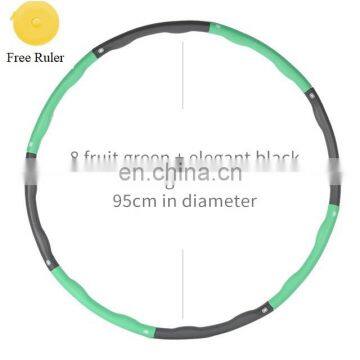 Wholesale Yiwu Detachable 8Pcs Sports Fitness Yoga Hula Circle For Adult