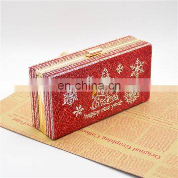 New Year Christmas Women Purses and Handbags Girl Boutique Gift Purses Crossbody Shoulder Chain Handbag Christmas Tree Snowflake photo-5