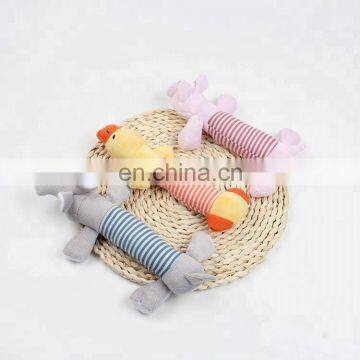 Duck Pig Elephant Pattern Floppy Dog Squeaky Chew Plush Pet Toy photo-2