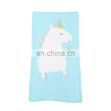 Wholesale New Arrival Fashional Cheap High Quality 100% Acrylic baby Chunky Knit Weight Blanket