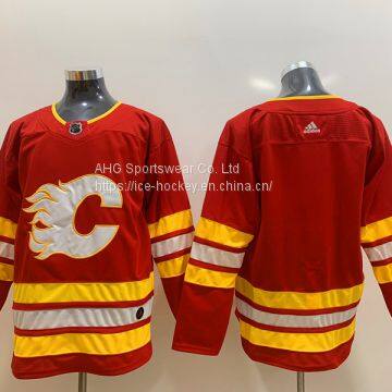 Calgary Flames Blank Red Jersey