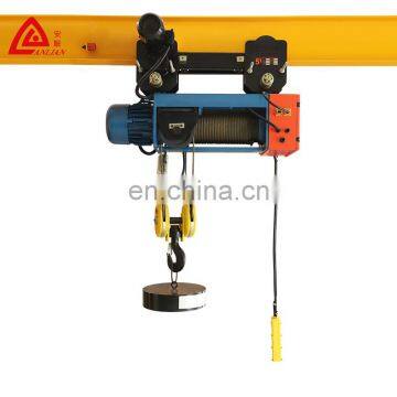 stability strong wire rope pulling electric hoist for crane