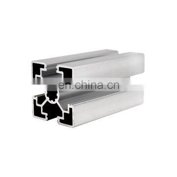 4545 Series c shaped aluminium extrusion profile / OEM aluminium extruded t slot / aluminium hollow tube price per kg