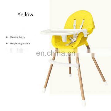 Multifunction Height Adjustable Baby Dining Chair Children Play Chair High Chair photo-4