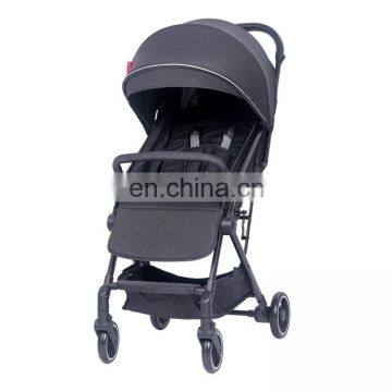 European Standard Compact Folding Double Baby Stroller Walker with Safety Reflective Stripe