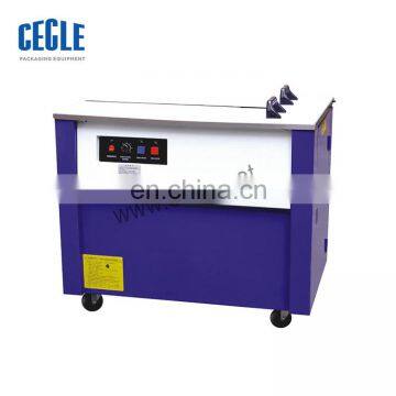 pp high table carton box strapping machine price