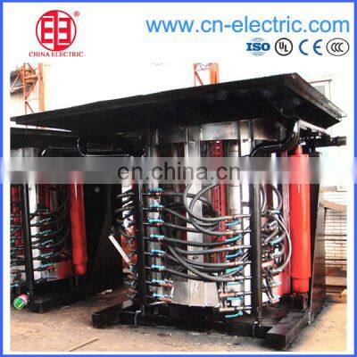 Smelting Steel Iron Scrap Coreless Medium Frequency Induction Melting Furnace photo-4