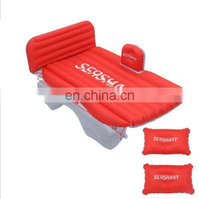 New hot sell PVC flocking inflatable mattress car air bed