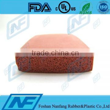 no smell silicone closed cell flat rubber seal