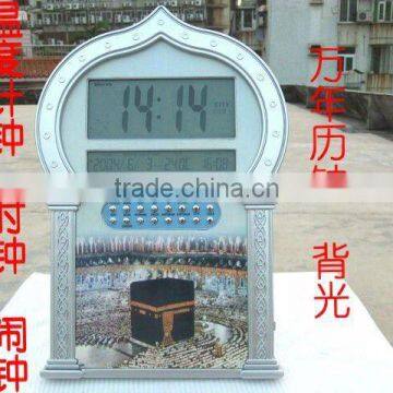 AC002 High quality LCD muslim azan digital prayer clock