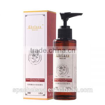 Rose skin whitening moisture nourish face cleanser