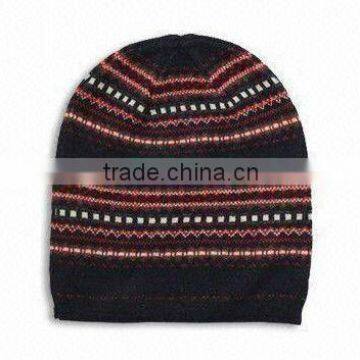 2013 fashion winter Ladies knitted foxy bobble hat beanie