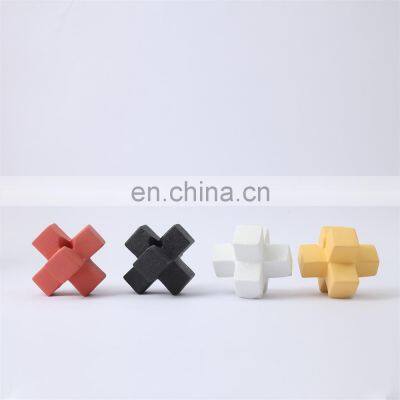 Modern Color Matte Ceramic Candle Holder Home Decor Pieces Accessories
