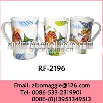 Hot Sale Zibo Made U Shape Wholesale Coffee Drinking Cup for Porcelain Tasting Cup