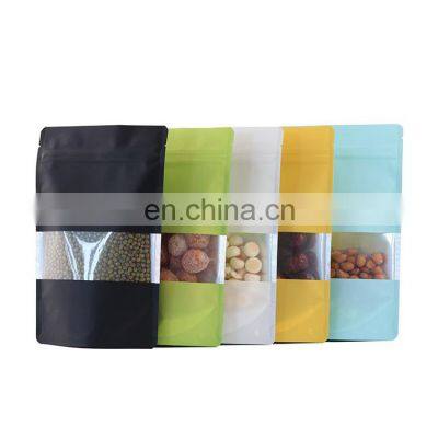 Hot Sale Resealable Zipper Food Packaging Bags Stand Up Pouch Custom Plastic Bag