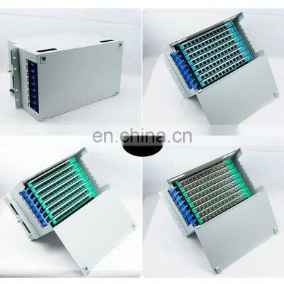 20 years OEM manufacturer supply 96 core rack mount odf optical fiber accessories out door odf