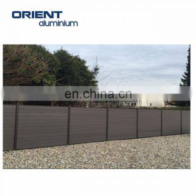 Wood plastic composite wpc fence for garden fence better than vinyl pvc fence