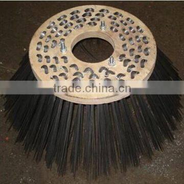 Mixturer steel wire and PP Gutter sweeping brush