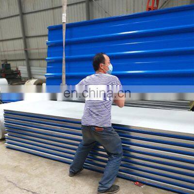 prefabricated metal warehouse eps sandwich panels