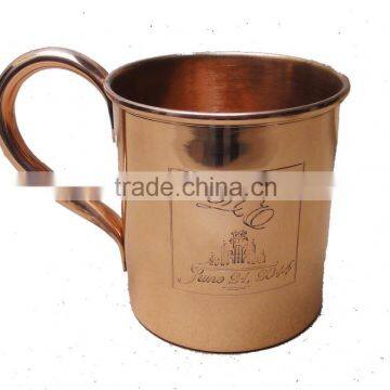 Different designed Moscow mule drinking mug cups