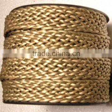 Braided Leather Cord 1mm