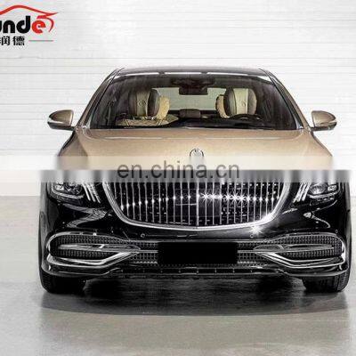 RUNDE MABAH Style Auto Car Full Bodykits Upgrad Facelift for 2014-2020 Mercedes S-Class W222 photo-2