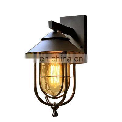 Black Lamp Fixture Corridor Aisle Lighting Art Luminaire With Switch And Usb Interface Iron Glass Wall Lights