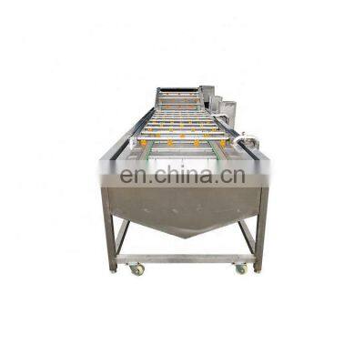 Stainless Steel Carrot Cleaner Machine Hot Sale Vegetable Fruit Washer Ozone Sterilization Bubble Washing Machine