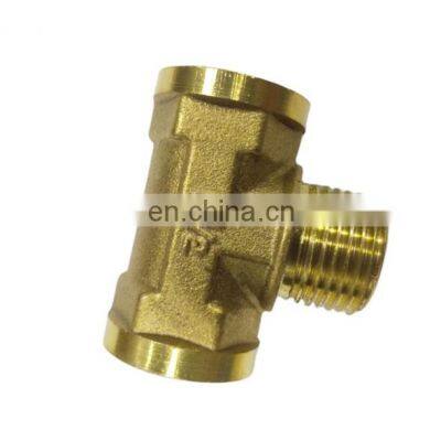 Specialty Customized Brass Tee Tube Connector Pipes Fittings Brass Gas Hose Fitting Union