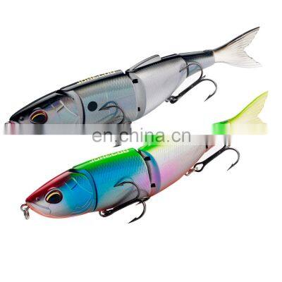 JOHNCOO New Model 135mm 20g Lifelike 4-segments Sinking Jointed Fishing Lure