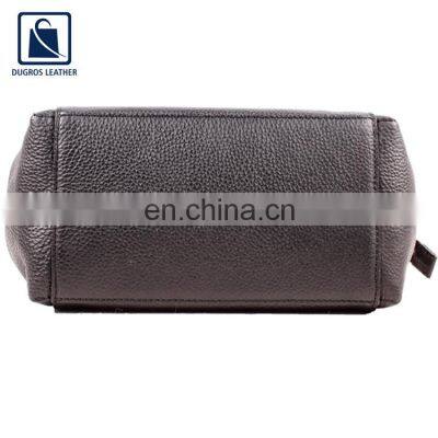 Impressive Quality 2 Handles Design Women Use Genuine Leather Luxury Handbag