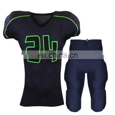 Best Quality Custom Design Your Own Pattern Sublimation Printing American Football Uniform,Team Name photo-4