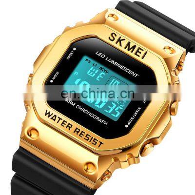 New Arrival Skmei 1851 Black Gold Sport Digital Watch for Men Wristwatch Army Green Water Resistant 30 Meters