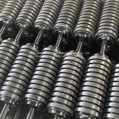 CEMA Belt Conveyor Q235 Carbon Steel Impact Roller for Sand Stone photo-5