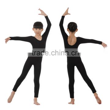 New Ballet Unitard Kids Long Sleeve Bodysuits Gymnastics Tights