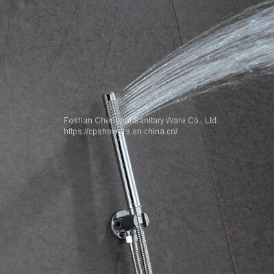 Shower Set With 12inch Round Shower Head Showr Arm 304 Stainless Steel LED Showerhead photo-5