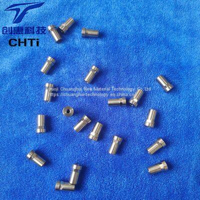 Chuanghui New Material Titanium Alloy Processing Titanium Circular Tube Lathe Processing CNC Processing Hardware and Mechanical Accessories