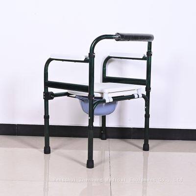 Zhenbang Elderly Toilet Seat, Pregnant Woman's Seat, Elderly Stool, Household Mobile Toilet Seat, Sturdy Seat, Toilet Chair photo-2