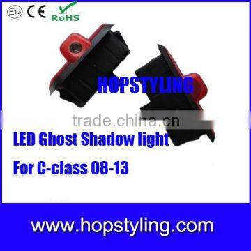 LED car shadow light for C class car logo LED Ghost shadow welcome light laser door projector car accessory