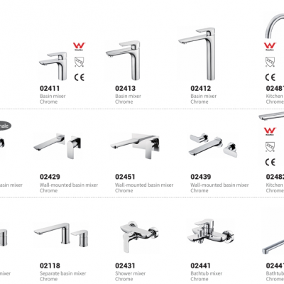 Highly Adjustable Flexible Matches Various Decoration Styles Comfortable Water Experience‌ Durable Material Suite Mixer Series photo-2