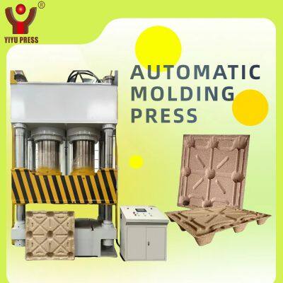 Industrial New Wood Pallets Wood Powder Pallets Agricultural Waste Recycling Pallet Making Equipment